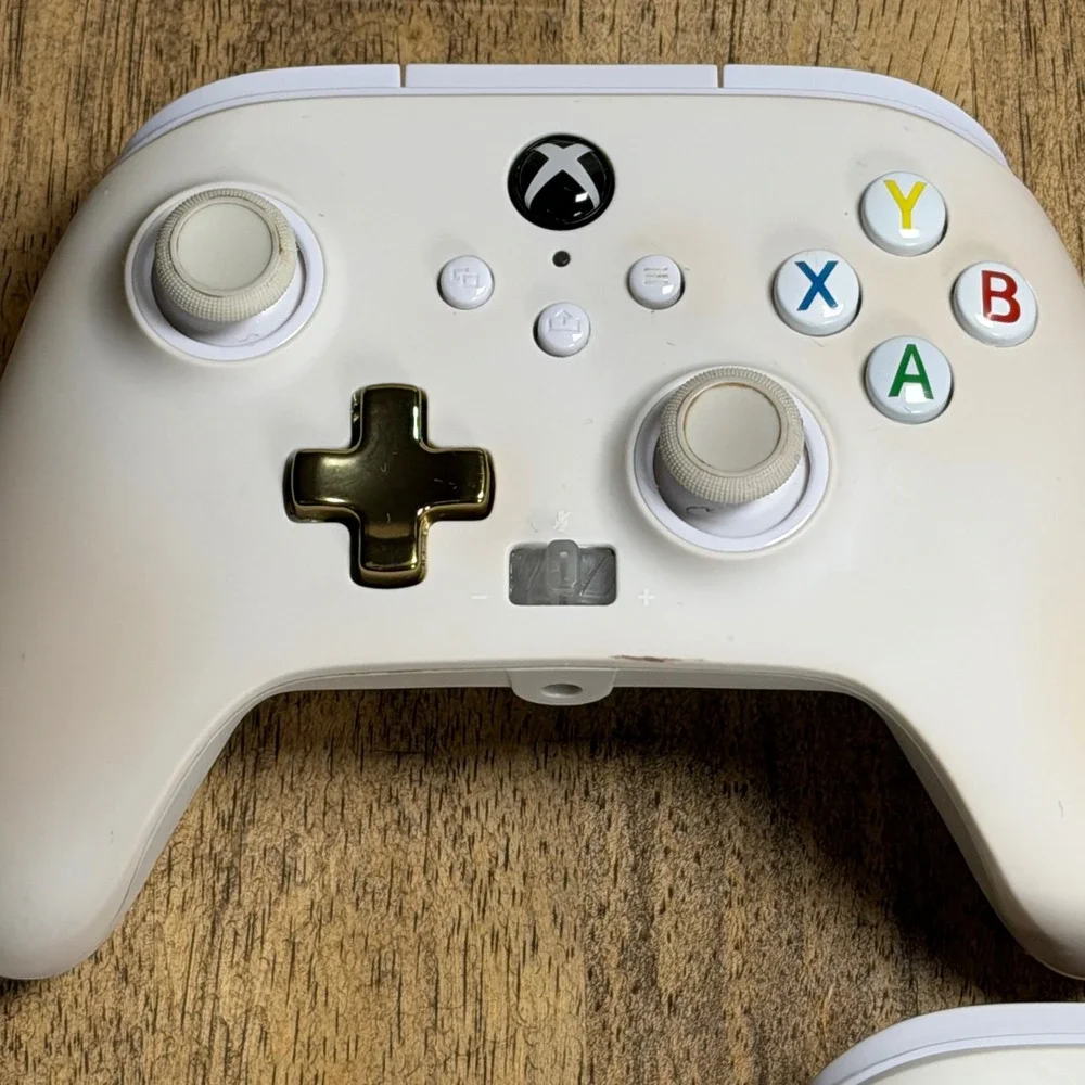 PowerA Wired Controllers for Xbox Series X/S Xbox One PC White Gold 2 Pack